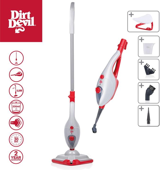 Produktbild Dirt Devil Steam-mop 1300W 230V DD7001 (0.80 Bar, 1300 W)