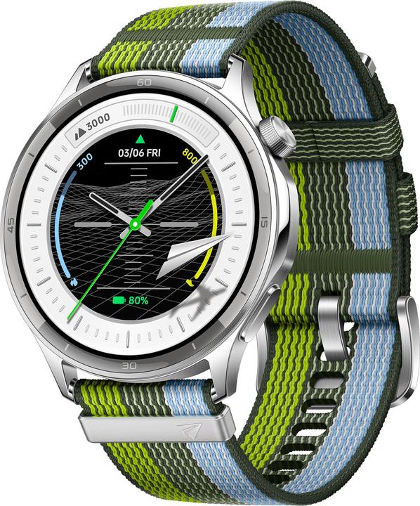 Produktbild OPPO S Smartwatch with textile strap, silver