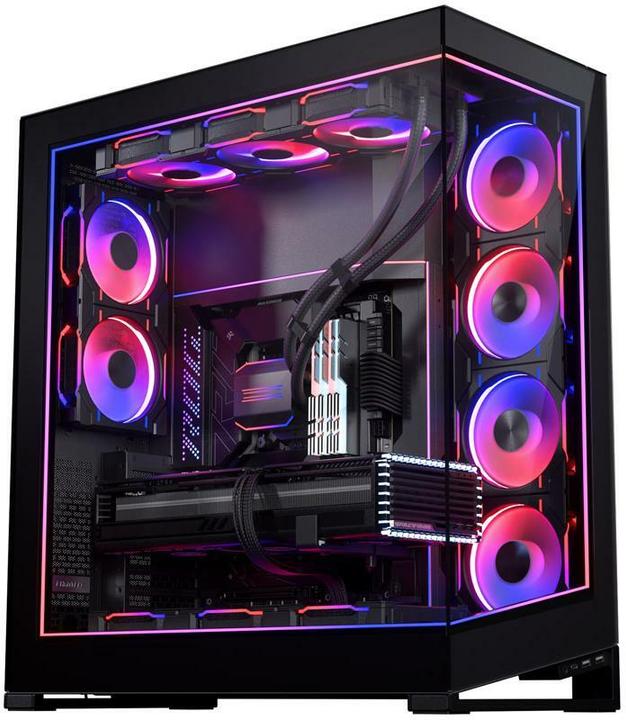 Produktbild Phanteks NV7 Premium DRGB Kit + Power-Hub, 3x für Aussenrahmen, 1x Mainboard Kabel-Cover - schwarz (RGB)