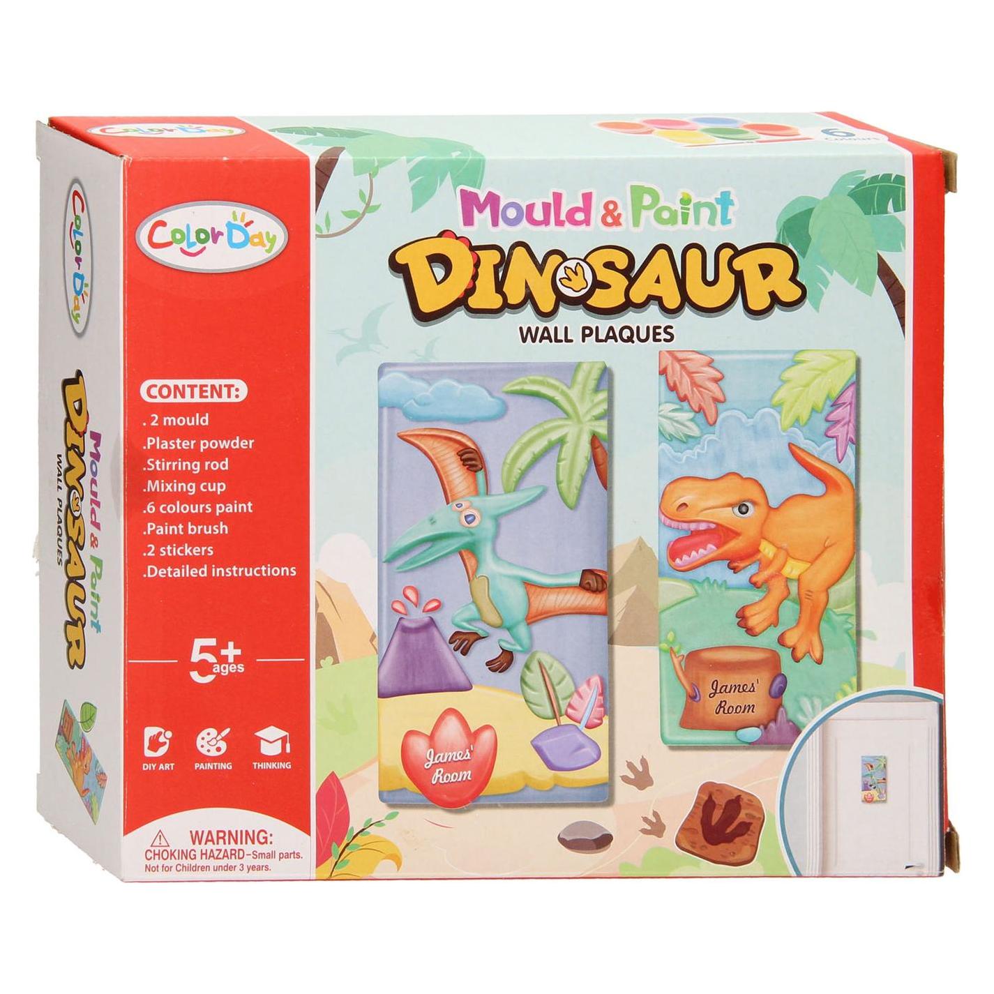 Gipsabdruck und Bemalung von Dino-Magneten (36237283)