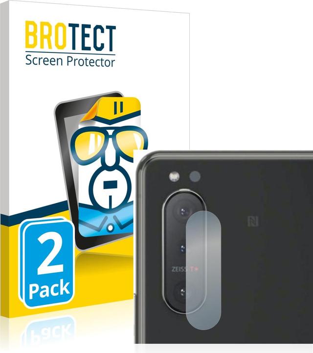 Actual product image BROTECT Screen Protector Clear (2 Piece, Sony Xperia 5 II)