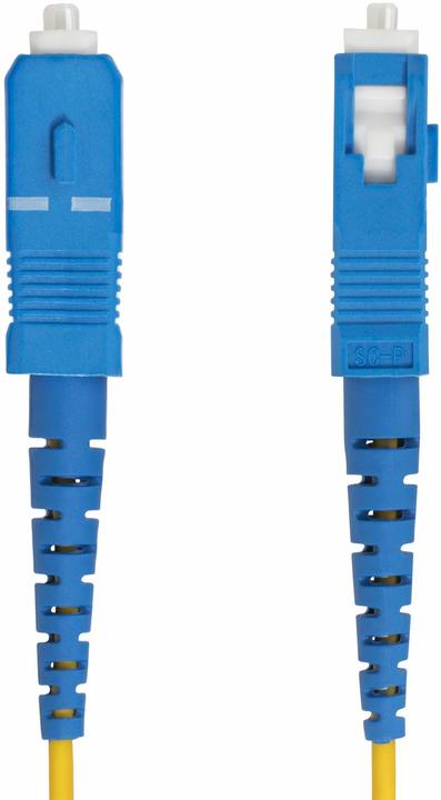 Produktbild StarTech com 2 Meter LWL Patchkabel LC SC (UPC) Singlemode OS2 Simplex, 9/125µm, 40G/100G, Biegeunem (2 m)