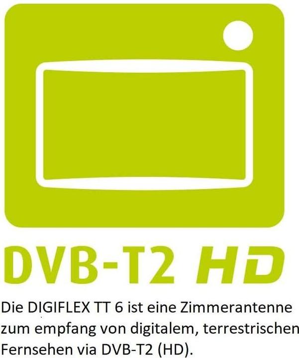 Image du produit TechniSat DigiFlex TT6 (Antenne tige, DAB/DAB+, DVB-T / -T2, UKW / MW / LW)