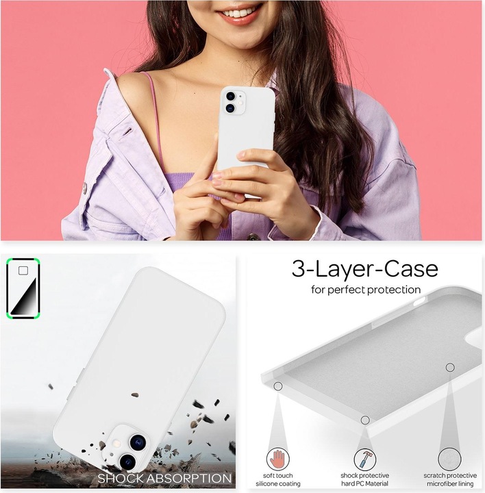 Actual product image Nalia Liquid silicone mobile phone case (Apple iPhone 12 mini)