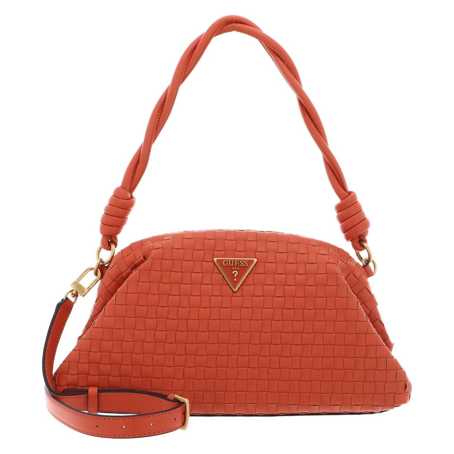 Guess, Damen, Handtasche, Lisbet Frame Clutch, Orange