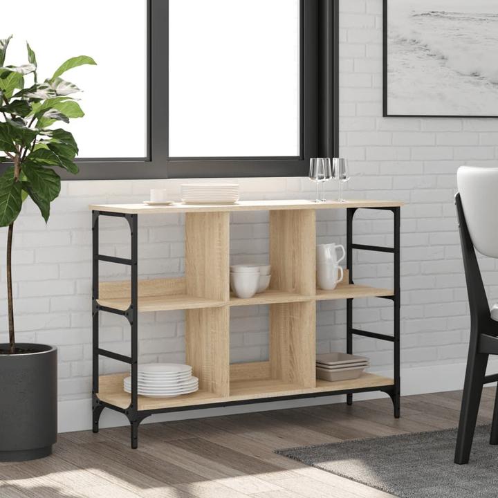 Image du produit VidaXL Buffet Chêne Sonoma 102x32x73,5 cm Matériau dérivé du bois,Couleur