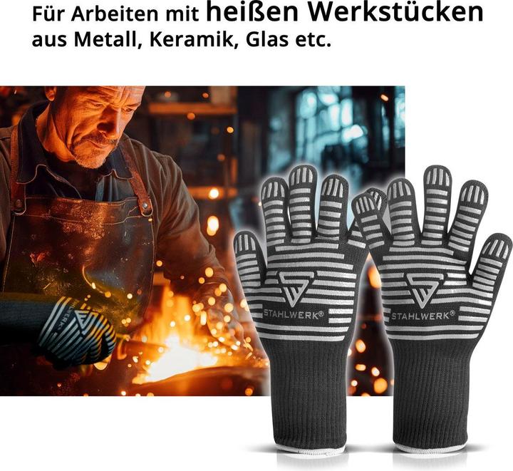 Produktbild Stahlwerk Hitzebeständige Handschuhe (One Size)