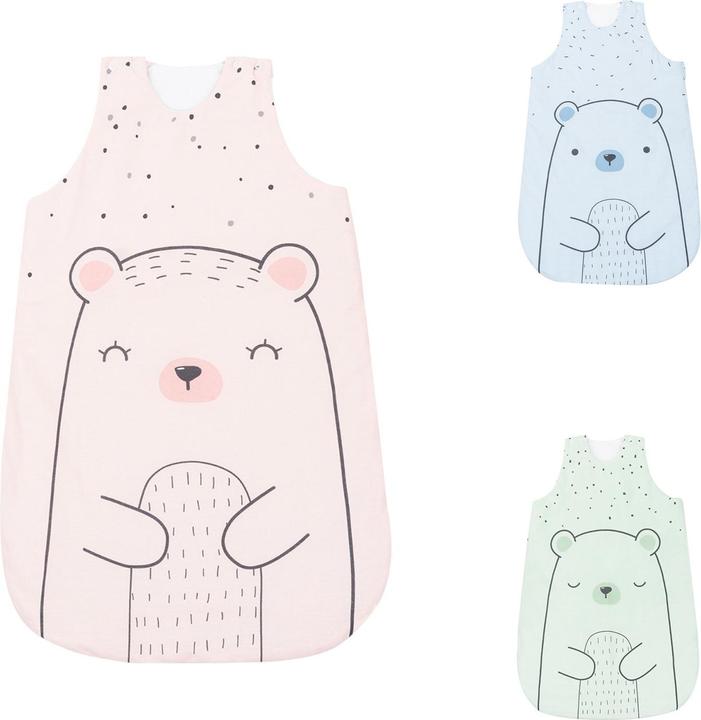 Produktbild Kikkaboo Babyschlafsack Bär 0-6 Monate (70 cm, 3-Jahreszeiten)
