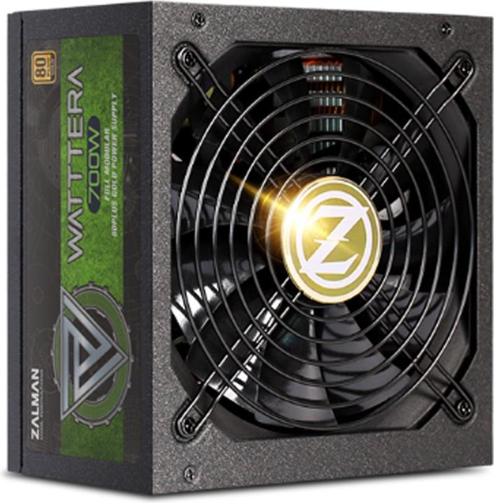Actual product image Zalman ZM700-EBTII WATTTERA, 700 Watt 80 PLUS GOLD PSU, EU, Full Modular, Active PFC wi (700 W)