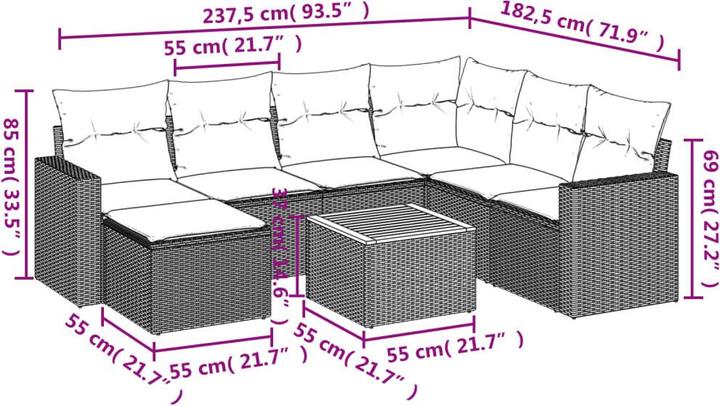 Produktbild vidaXL Kimora