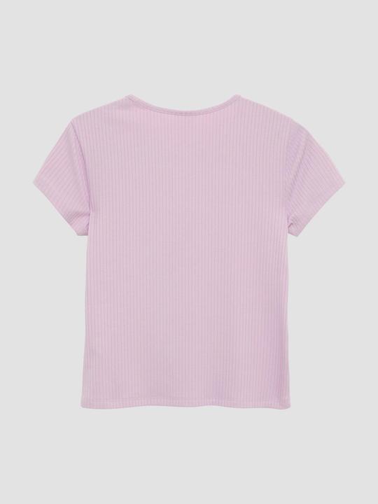 Produktbild S.Oliver T-Shirt Verkürztes T-Shirt aus Rippware (146, 152)
