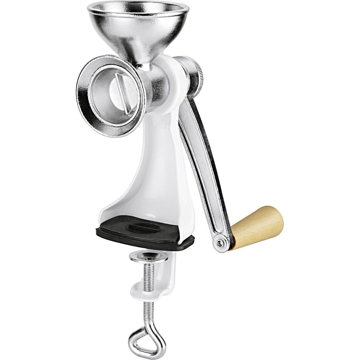 Grossag Hand Mohnmühle, Pfeffermühle + Salzmühle, Silber