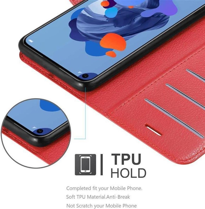 Actual product image Cadorabo Book with stand function cover (Huawei Nova 5i, Huawei P20 Lite (2019))