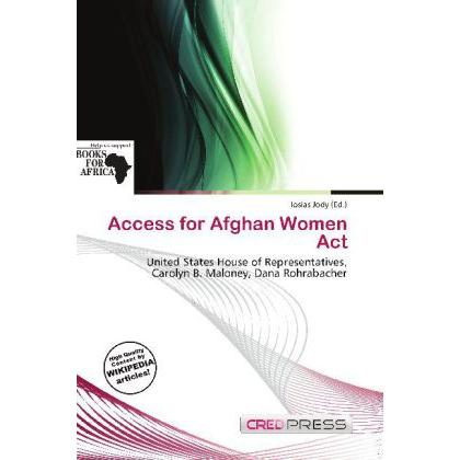 Access for Afghan Women Act, Fachbücher