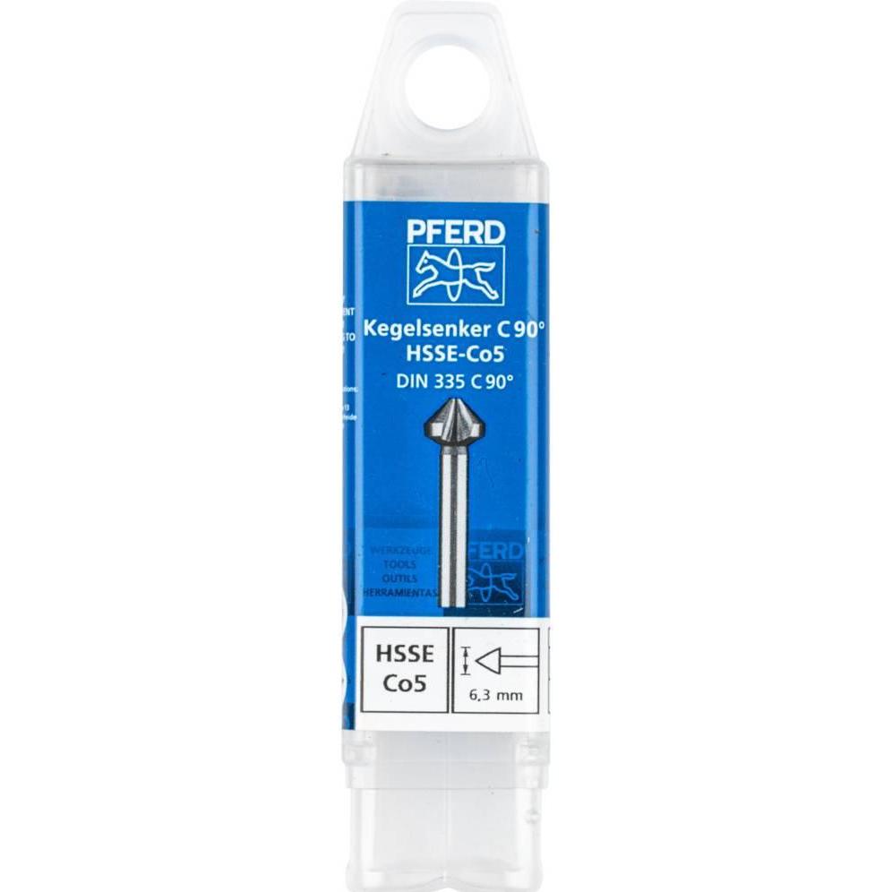 Thumbnail - Pferd, Bohrereinsatz, KES HSSE DIN 335 C90° 6,3 25202126 Kegelsenker 6.3 mm HSS 1 St. (6.3 mm)