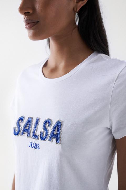 Produktbild Salsa Jeans T-Shirt T-Shirt Institutional Beaded (XS)