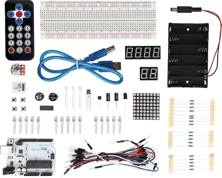 Actual product image Whadda Accessories Box DIY Starter Kit For Arduino