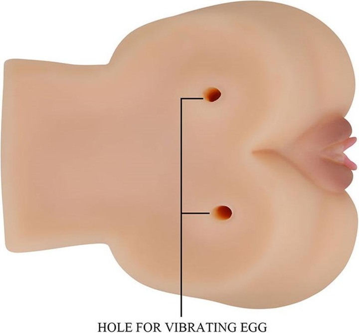 Actual product image Crazy Bull Realistic Vagina And Anus Kylie Vibrator
