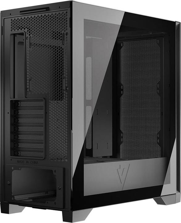 Actual product image Modecom Computer case VOLCANO EXPANSE S MIDI Black (mATX, Mini-ITX)