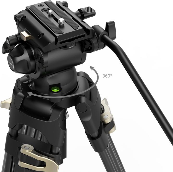 Actual product image SmallRig Heavy Duty Fluid Head Tripod Kit AD 01S 4686 (Metal)