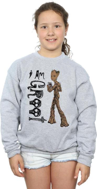 Produktbild Avengers Infinity War I Am Teenage Groot Sweatshirt Mädchen (116)