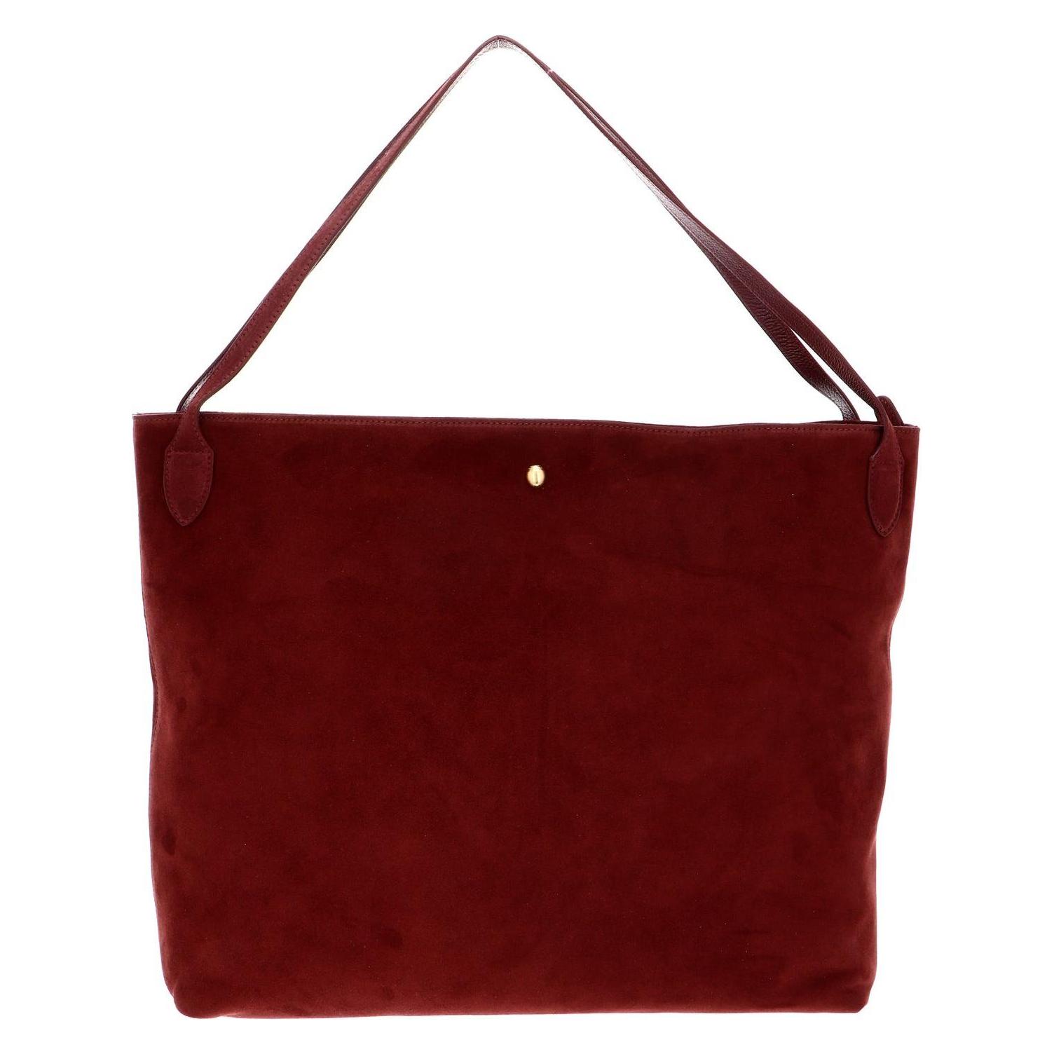 Coccinelle, Damen, Handtasche, Cocci Suede Handbag, Rot