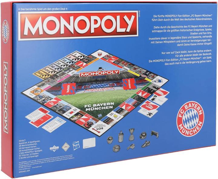 Produktbild FC Bayern München Monopoly - (Deutsch, 2 - 8 Spieler)