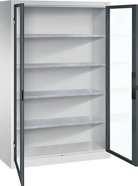 Actual product image C+P Vision panel double door cupboard (120 cm, 195 cm)