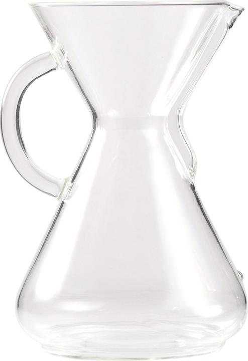 Chemex Tea strainer with glass handle, 10 cups.