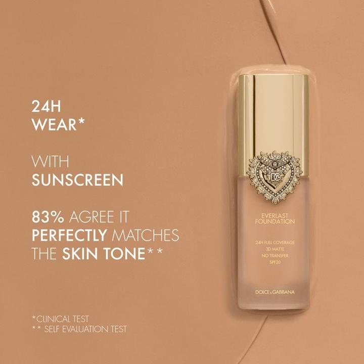 Actual product image Dolce & Gabbana Flawless Everlast Foundation With Spf 20