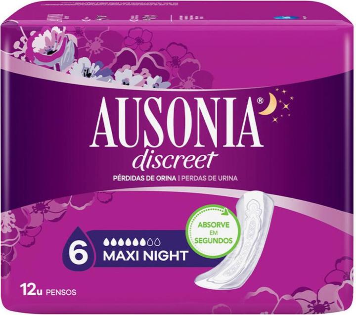 Ausonia Discreet Maxi Damenbinden 12 Stück (Intimwaschlotion)