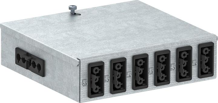 Immagine prodotto OBO Bettermann OBO UVS-6S2SA Distributore a pavimento con attacco push-in 160x150x