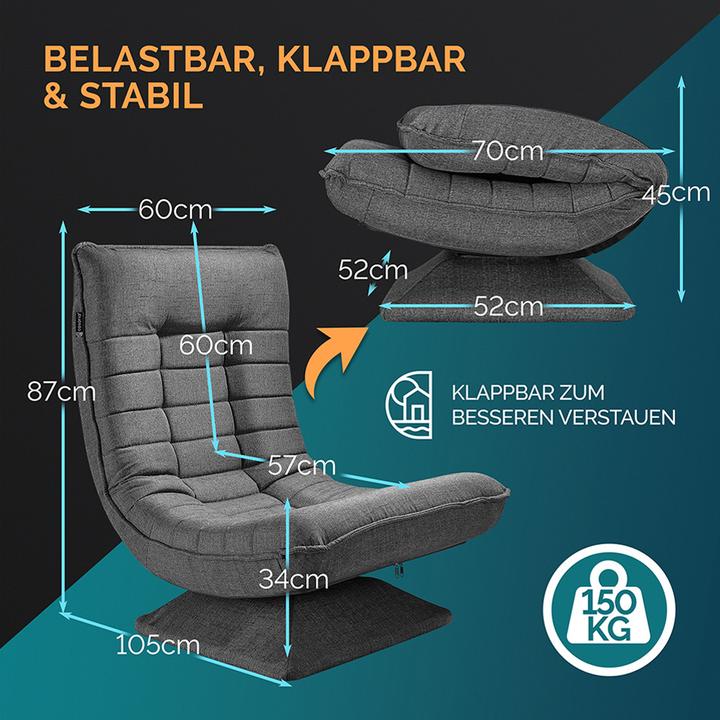 Image du produit Casaria Chaise au sol