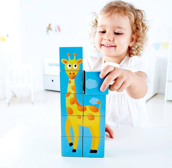 Produktbild Hape Blockpuzzle Dschungel (9 Teile)