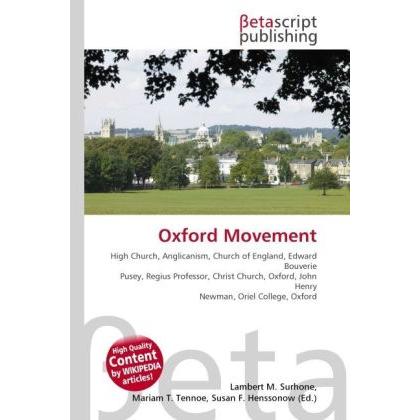 Oxford Movement, Sachbücher