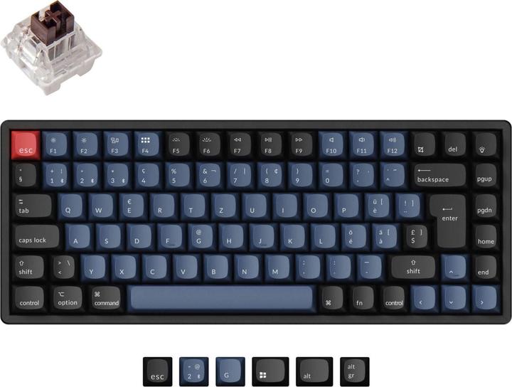 Image du produit Keychron K2 Pro (CH, Filaire, Sans fil)