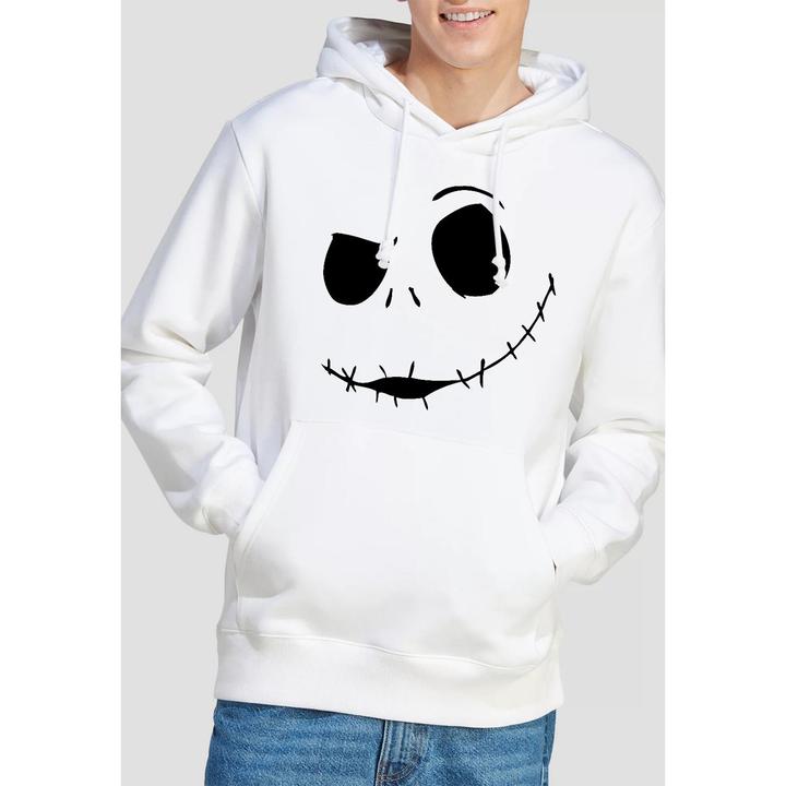Immagine prodotto The Nightmare Before Christmas Felpa con Cappuccio Jack Viso Uomo (L)