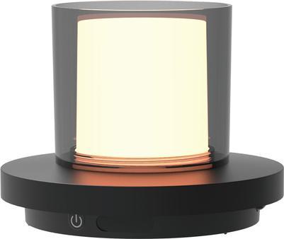 Diebold Tragbare Solar-Tischlampe,Schwarz (135 lm, IP44)