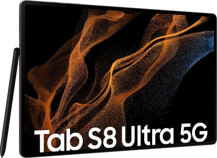 Produktbild Samsung Galaxy Tab S8 Ultra (5G, 14.60", 256 GB, Graphite)