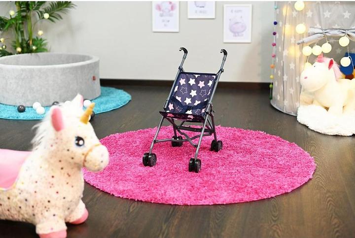 Image du produit Knorrtoys Puppenbuggy Sim - "star blue pink"