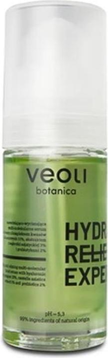 Actual product image Veoli Botanica Hydra Relief Expert Moisturizing And Calming Multi-Molecular Face Serum (30 ml)
