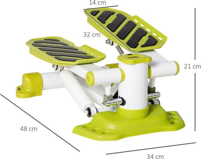 Image du produit Swisshandel24 Mini Stepper ideal für Zuhause, Rutschfest Up-Down Stepper LCD Anzeige