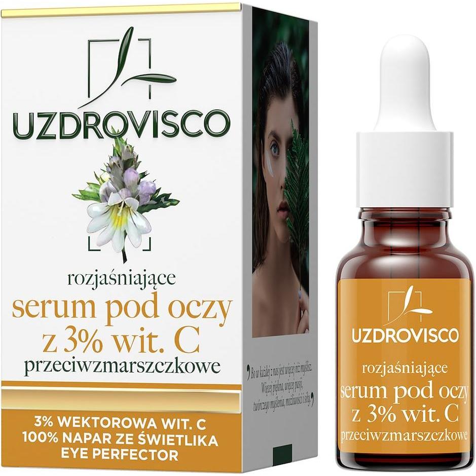 Uzdrovisco, Cura degli occhi, Siero occhi Skylight con vitamina C 3% 15Ml (Siero per la cura degli occhi, 15 ml, Giorno)