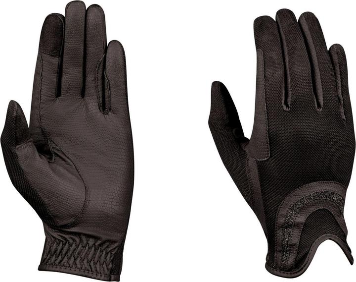 Produktbild Dublin Glitzer Reithandschuhe Ziegenleder NetzHandfläche (L)
