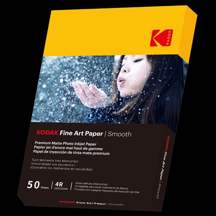 Immagine prodotto Kodak Carta Fine Art 230g Matte Coated Smooth 4/6x50 (230 g/m², 10 x 15 cm, 1 x)