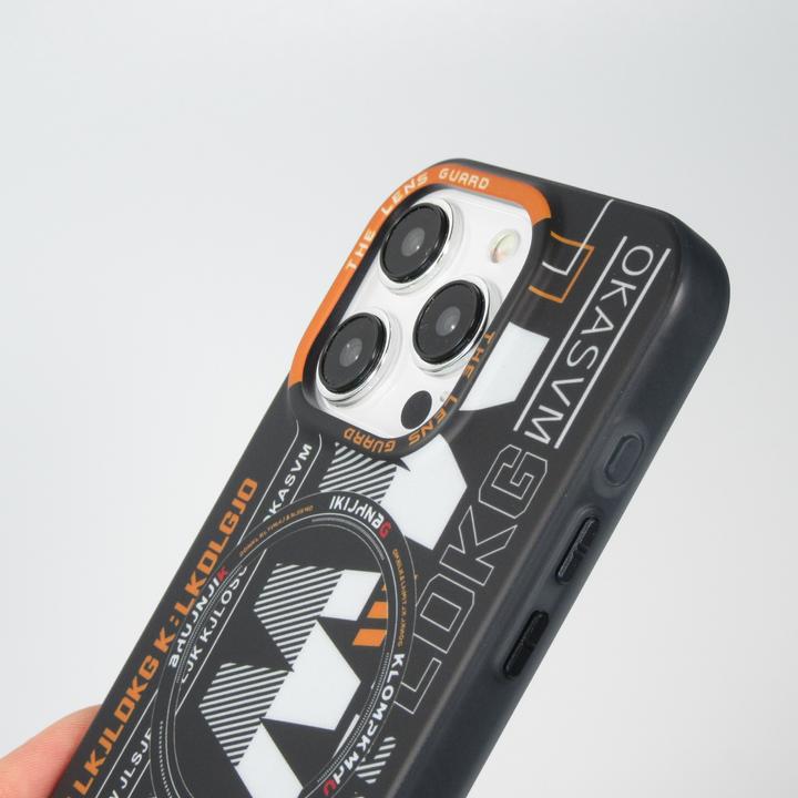 Produktbild PhoneLook Hülle MWK Cyber Grid Silikon mit MagSafe (Apple iPhone 15 Pro)