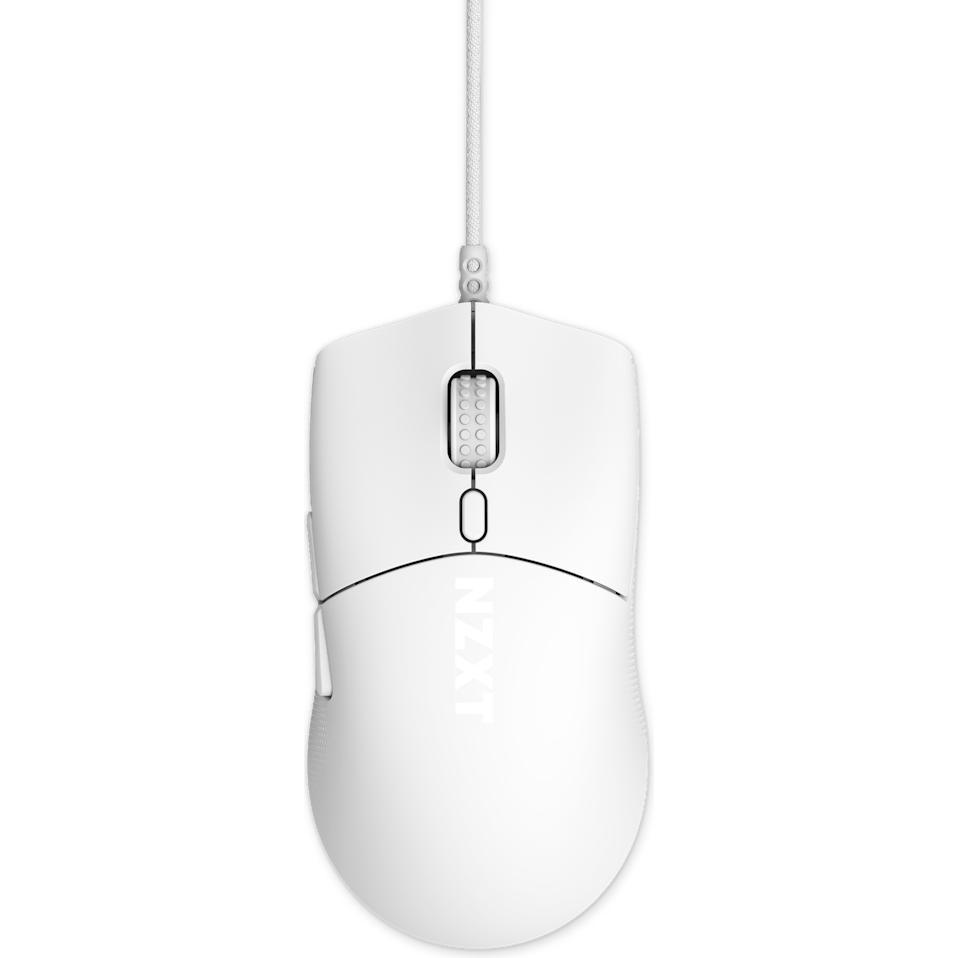 NZXT Mouse Lift Symm White (Kabelgebunden), Maus, Weiss
