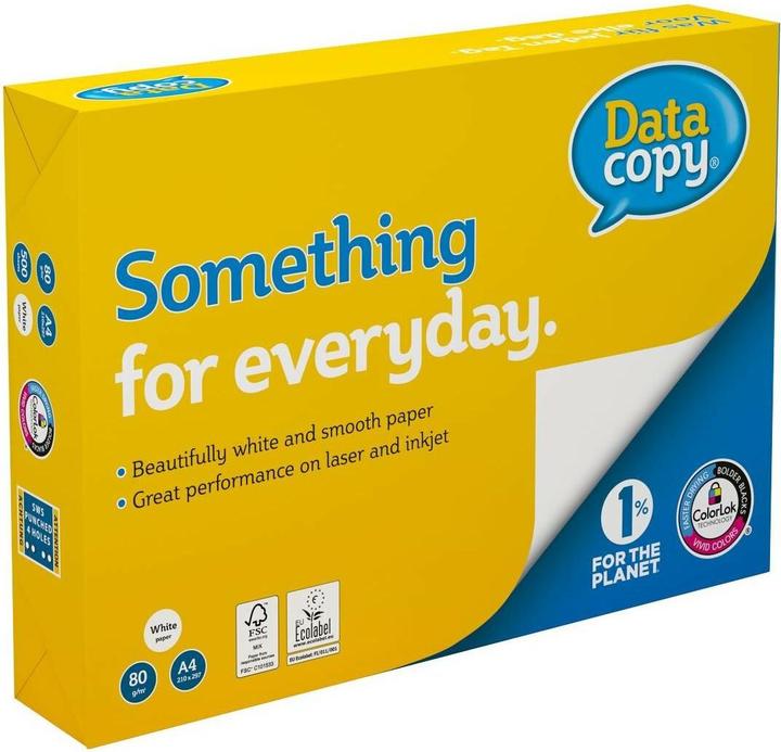 Actual product image Data Copy Copy paper high white (A4, 2500 Sheets, 80 g/m²)