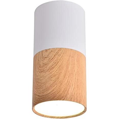 Candellux, Wandleuchte + Deckenleuchte, DECKENLEUCHTE ROHR 1X50W GU10 HOLZ