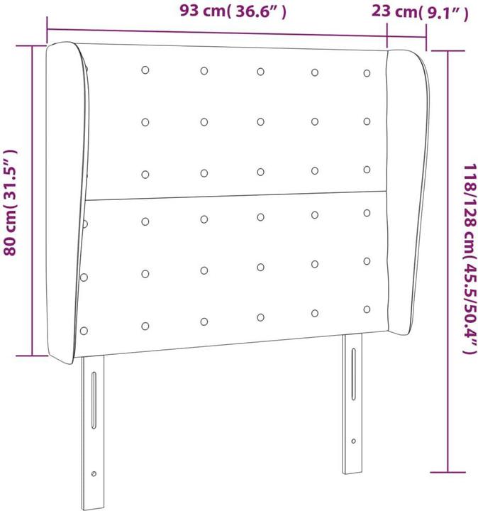 Produktbild VidaXL Zain (93 x 23 x 128 cm)